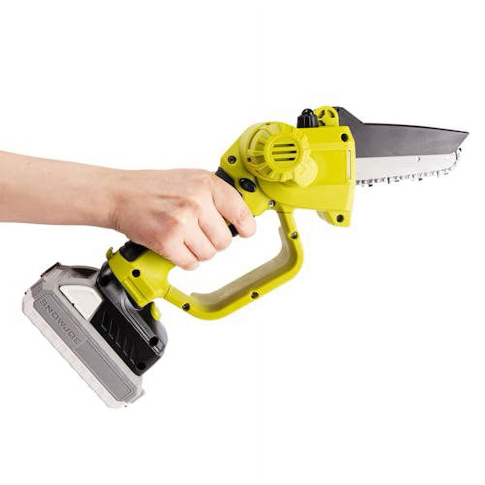 Sun Joe 24V-HCSWP-LTE 24-Volt iON+ Cordless Telescoping Pole Pruning Saw Kit | 12-Ft Reach | 4000 RPM 