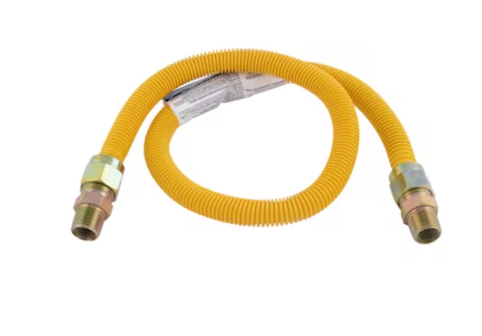 EASTMAN 36-in 1/2-in Mip Inlet x 1/2-in Mip Outlet Stainless Steel Gas Connector