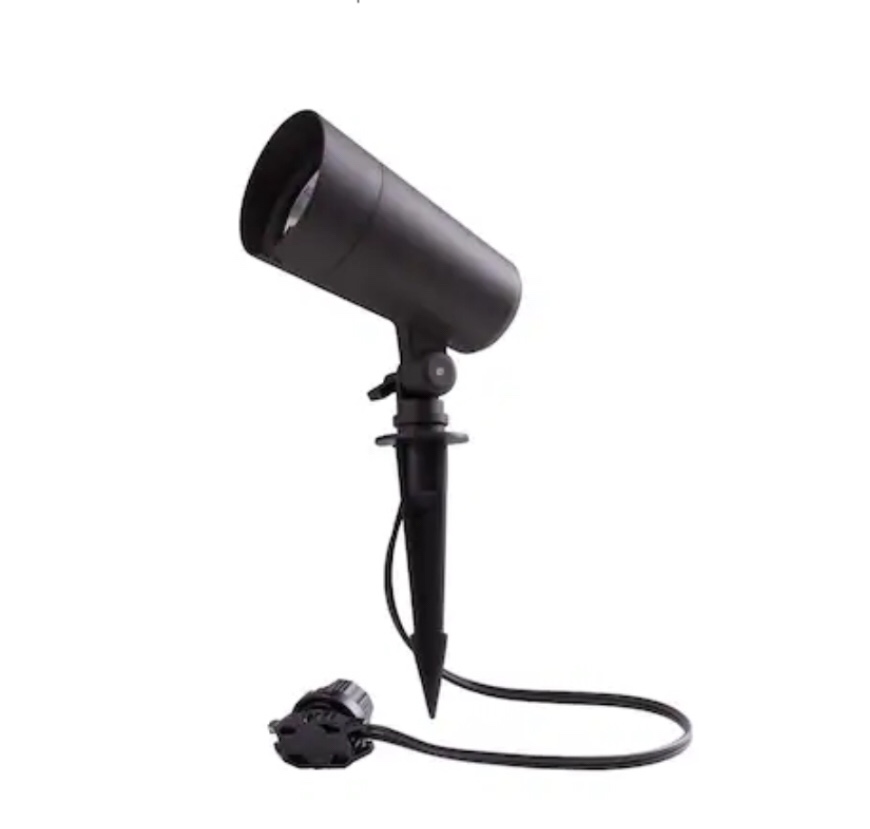 Harbor Breeze 300-Lumen 4-Watt Bronze Low Voltage Plug-in LED Spot Light