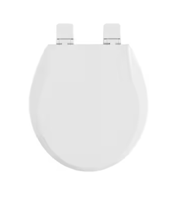 American Standard Bedminster Wood White Round Soft Close Toilet Seat