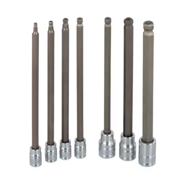 Kobalt 7-Piece 1/4-in; 3/8-in Drive Set Hex Bit Driver Socket Set