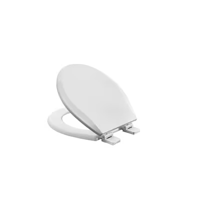 American Standard Bedminster Wood White Round Soft Close Toilet Seat 5269B65DL.020