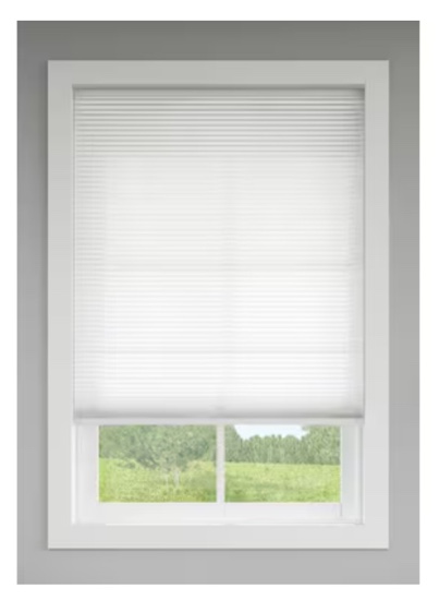 LEVOLOR 36-in x 72-in Snow Light Filtering Cordless Cellular Shade