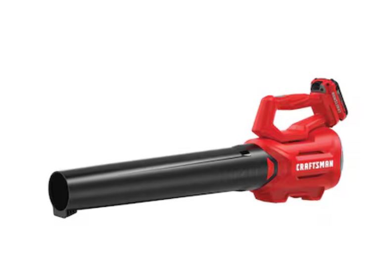 CRAFTSMAN 20-volt Max 340-CFM 90-MPH Battery Handheld Leaf Blower 2 Ah (Battery and Charger Included)