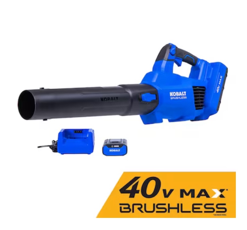 Kobalt Gen4 40-volt 520-CFM 120-MPH Battery Handheld Leaf Blower (Battery NOT  Included)