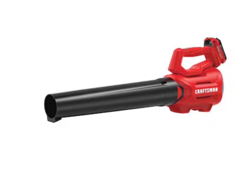 CRAFTSMAN 20-volt Max 340-CFM 90-MPH Battery Handheld Leaf Blower 2 Ah (Battery and Charger Included)