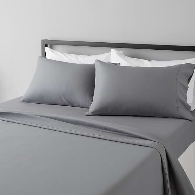 Grey Bed Sheet Set 