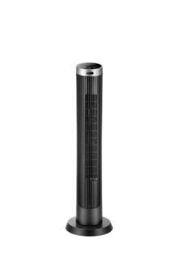 Omnibreeze 40" 4-Speed Tower Fan, Automatic Oscillation, Black