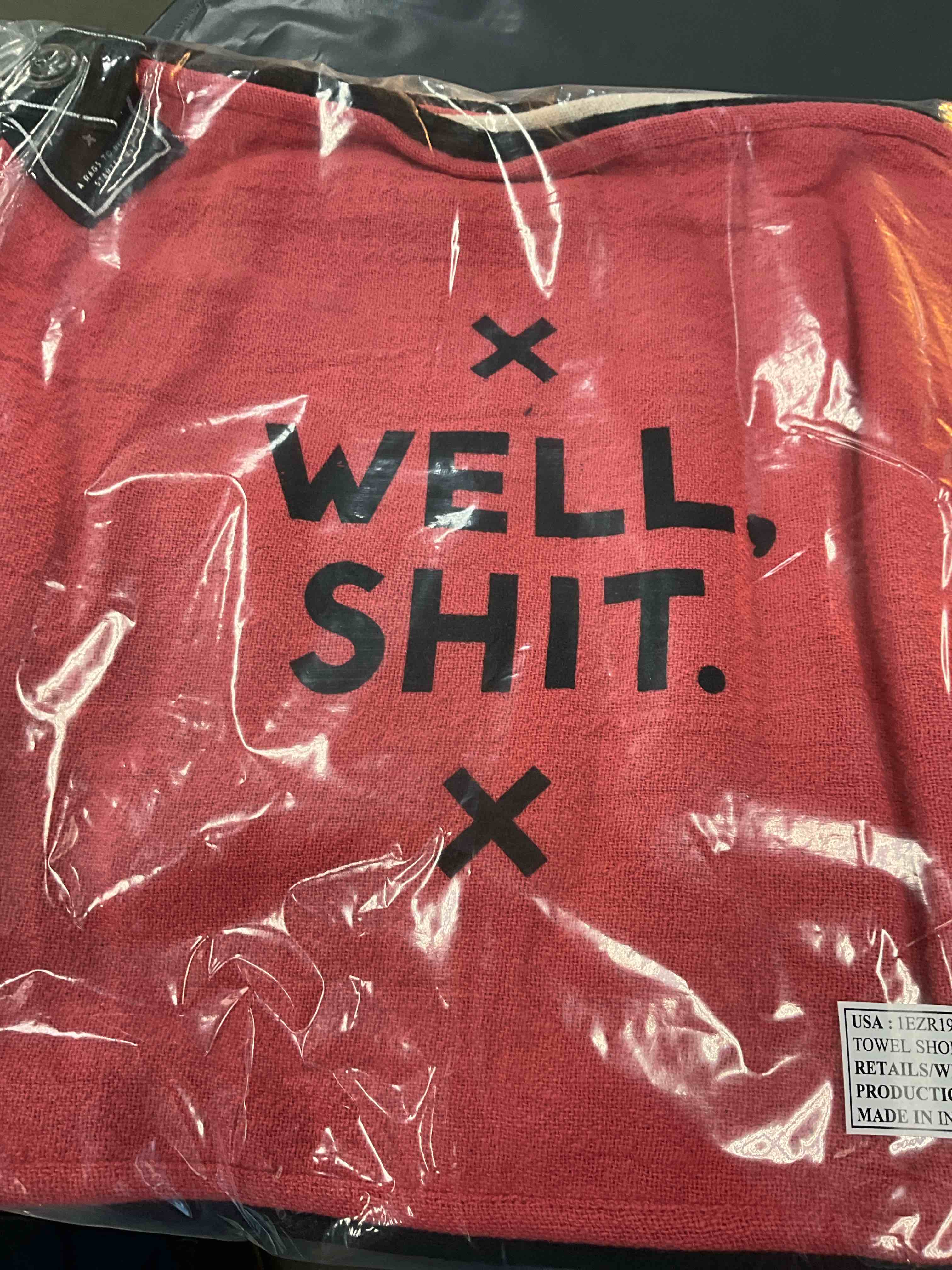 WELL, SHIT SHOP TOWELS PACK OF 12 