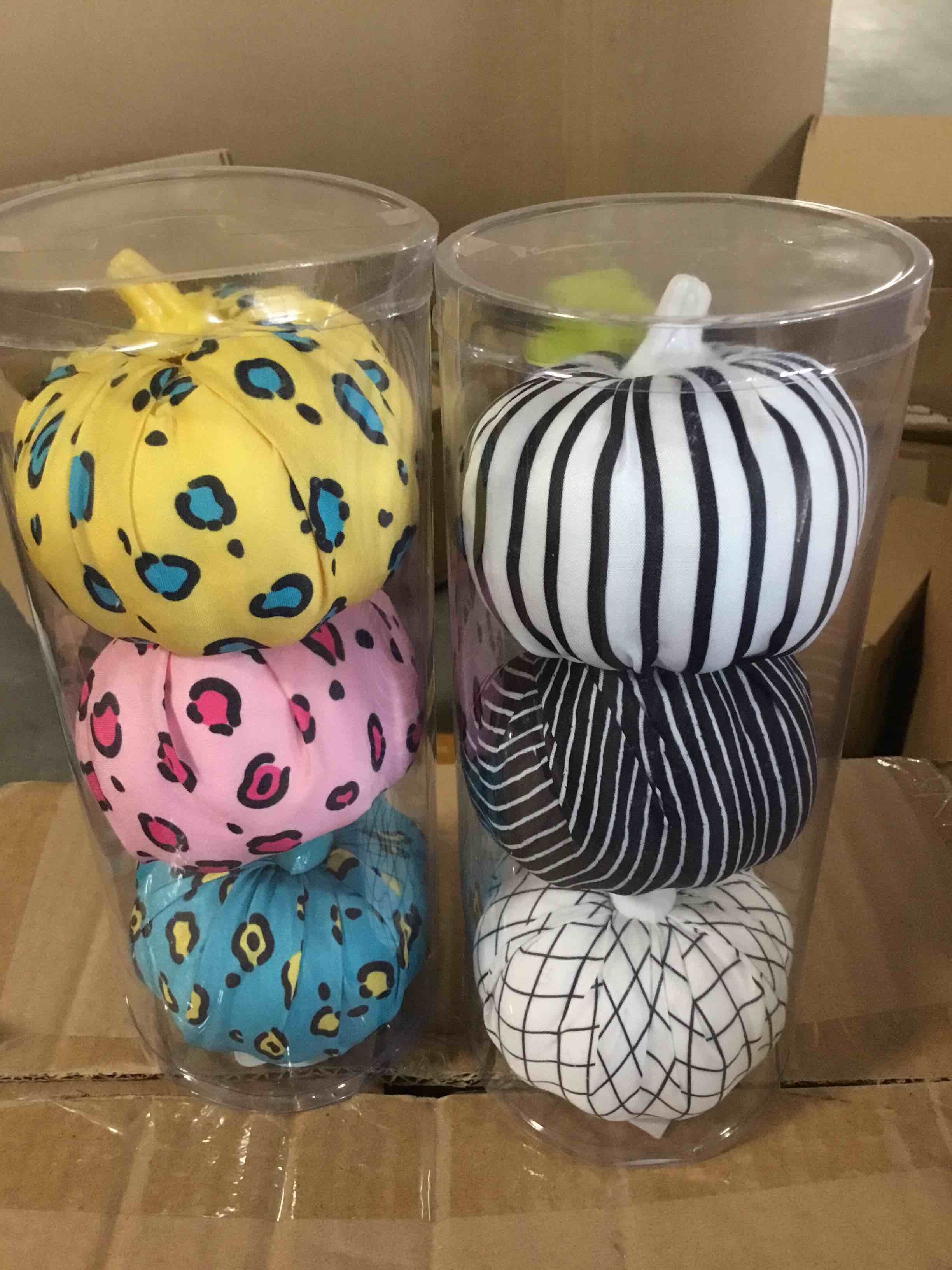 Decorative Table Top Pumpkins, 3 Count