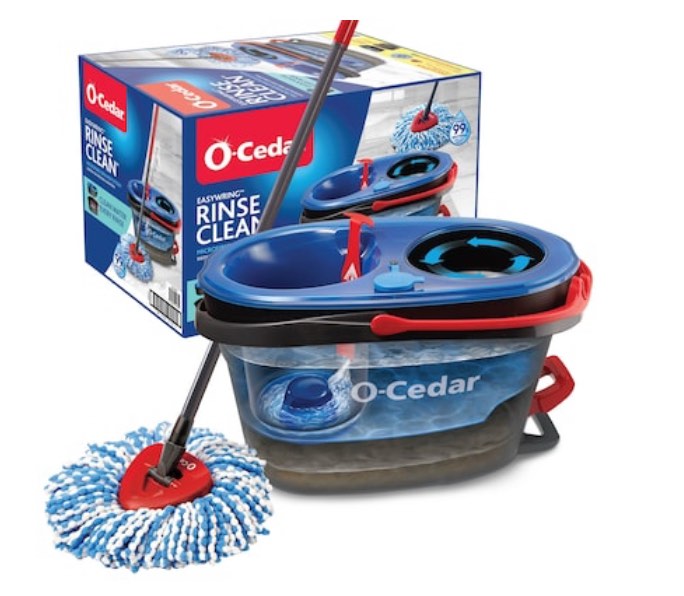 O-Cedar EasyWring RinseClean Spin Mop & Bucket System
