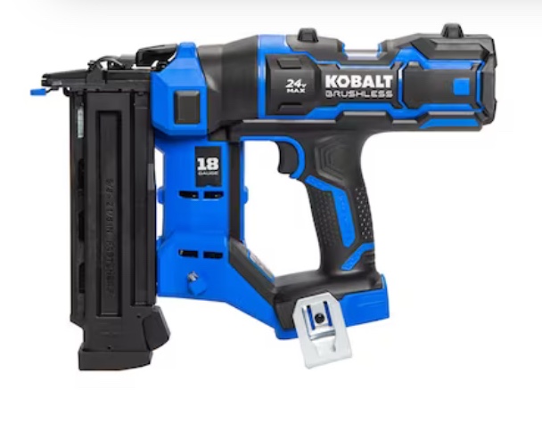 Kobalt XTR 2-1/8-in 18-Gauge Cordless Straight Brad Nailer with bag (Battery and Charger Included)