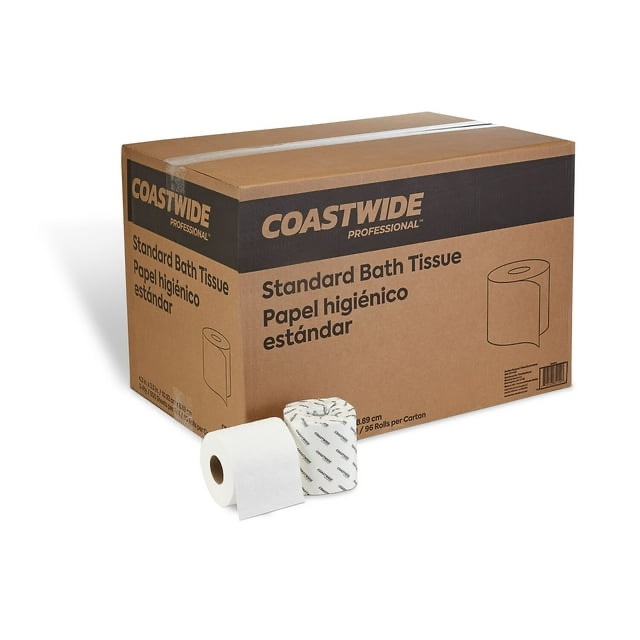 COASTWIDE Bath Tissue 2-Ply 500 Sheets per Roll Pack of 96 (BPR26212/410019) CW26212/BP26212