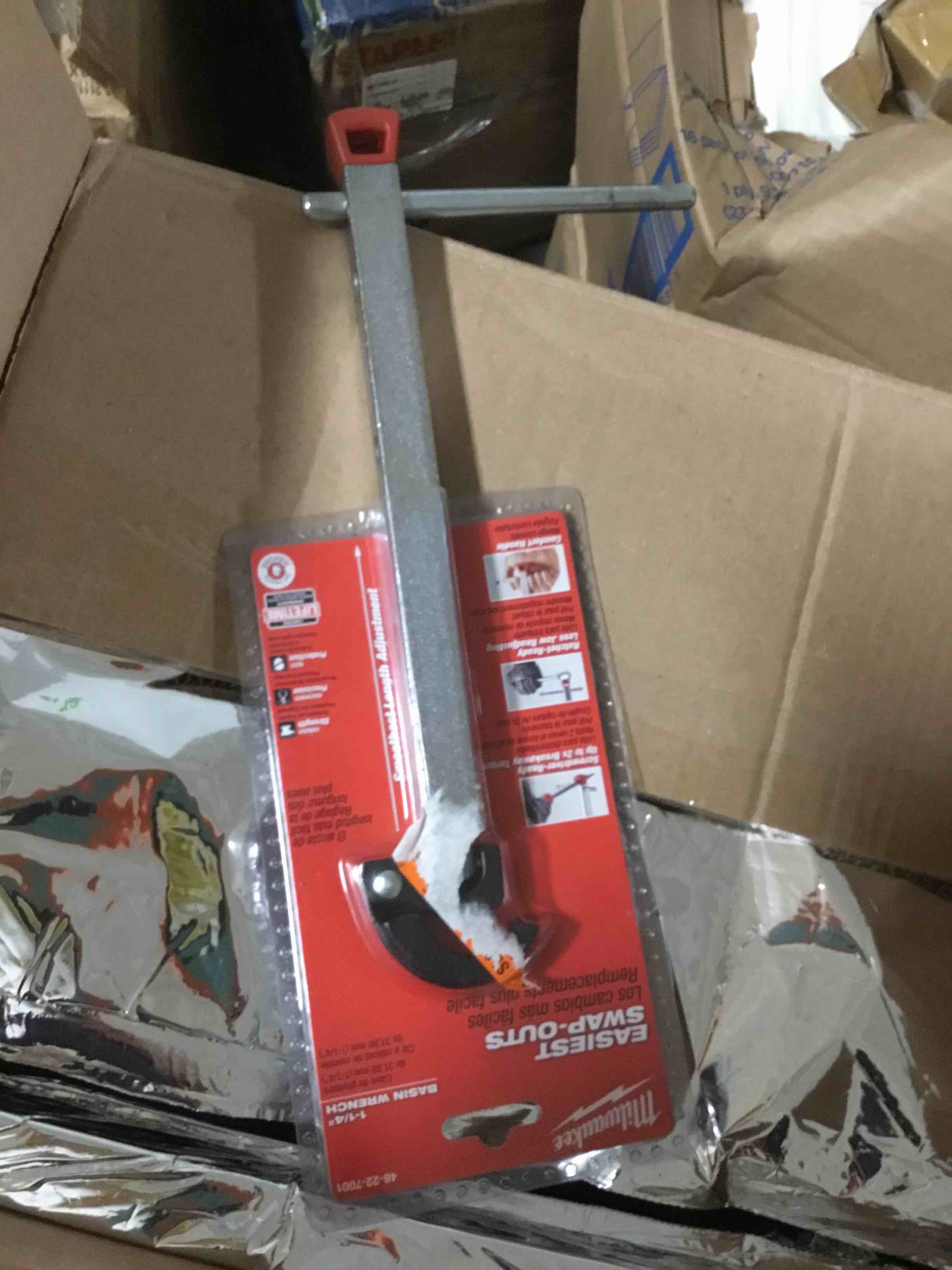 Milwaukee-48-22-7001 Basin Wrench - 1.25 In. Capacity
