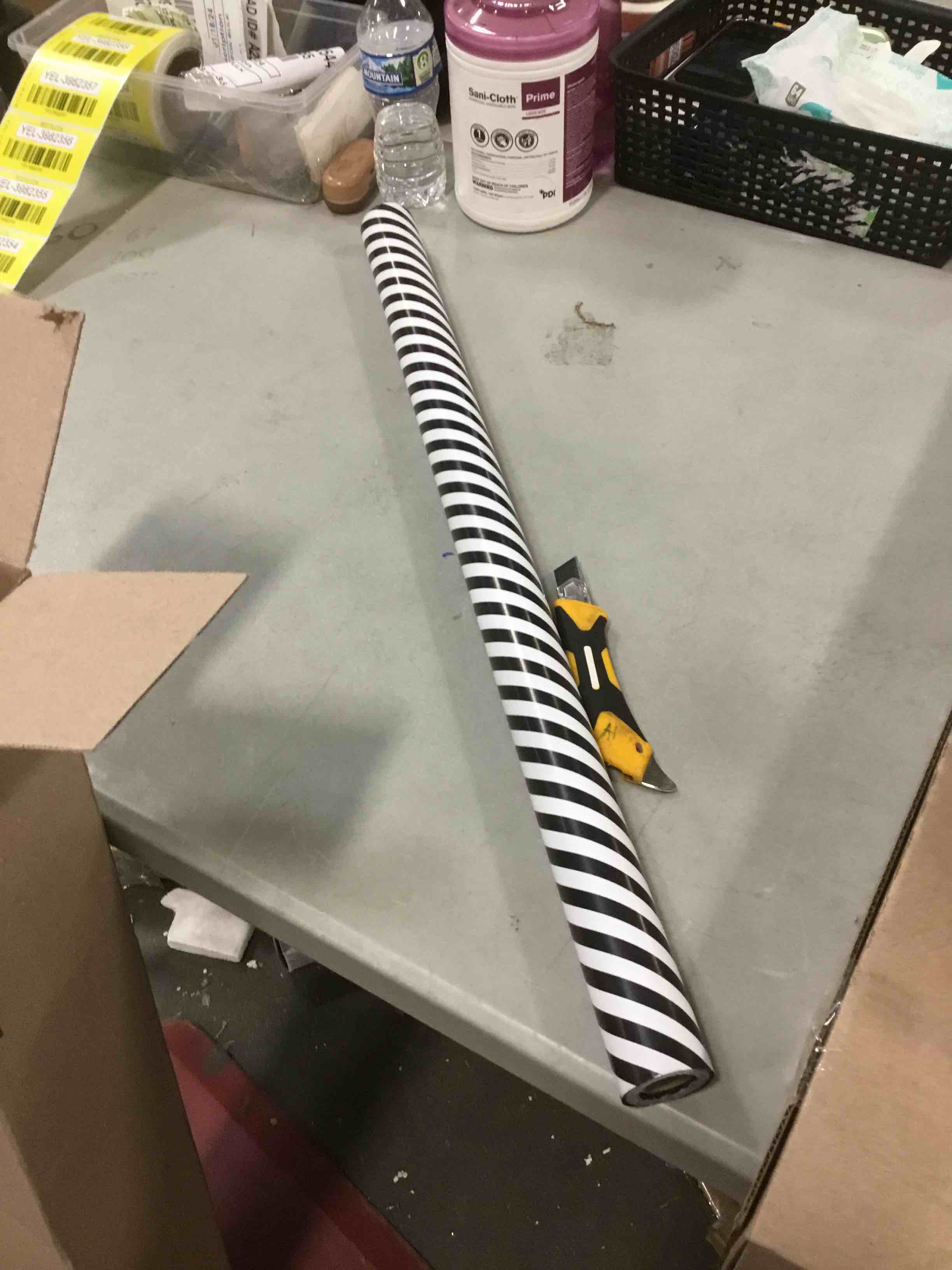 black and white wrapping paper