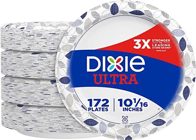 Dixie 3 68 Count Package Plates