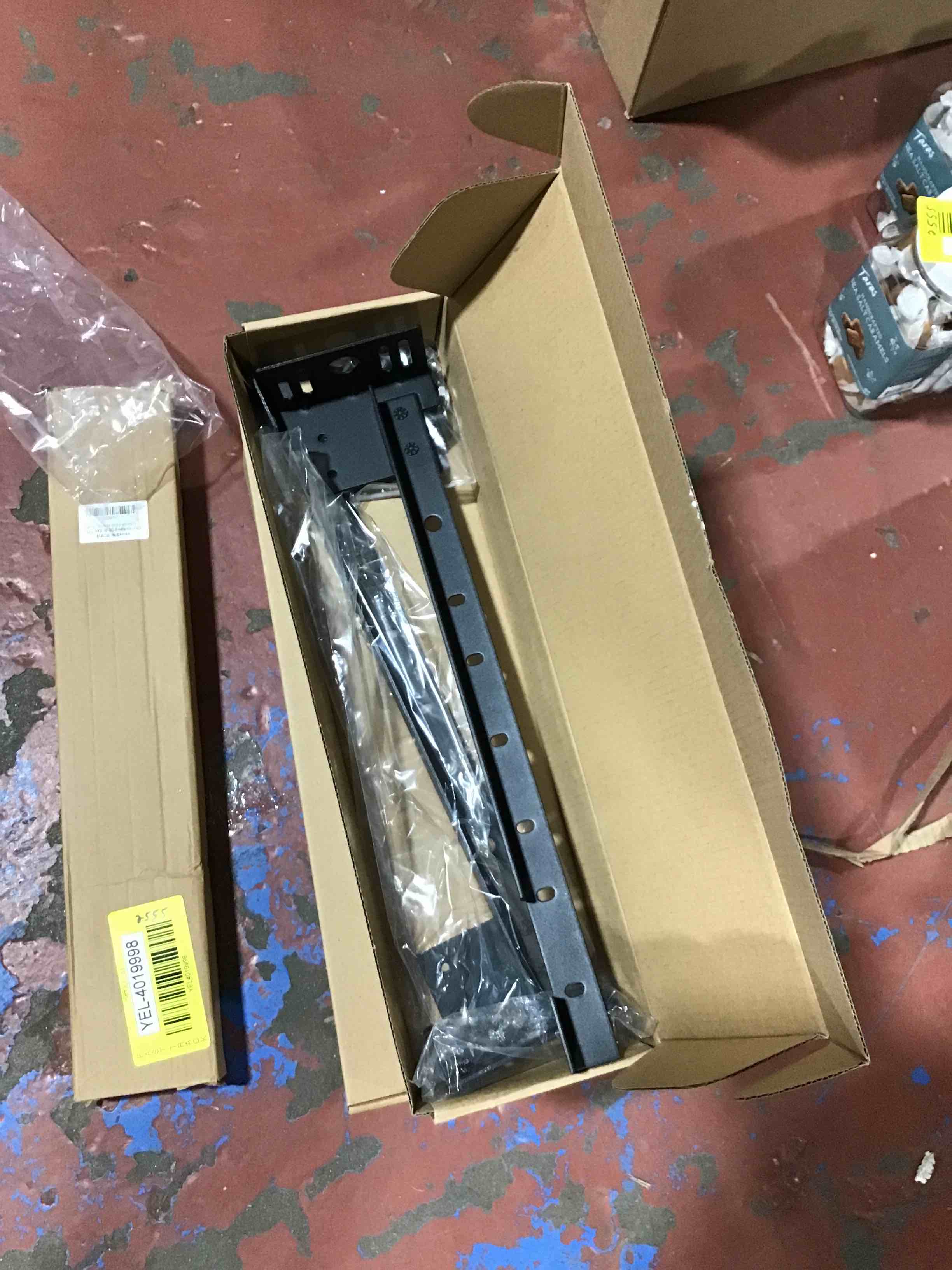 black metal brackets may be shelving brackets 