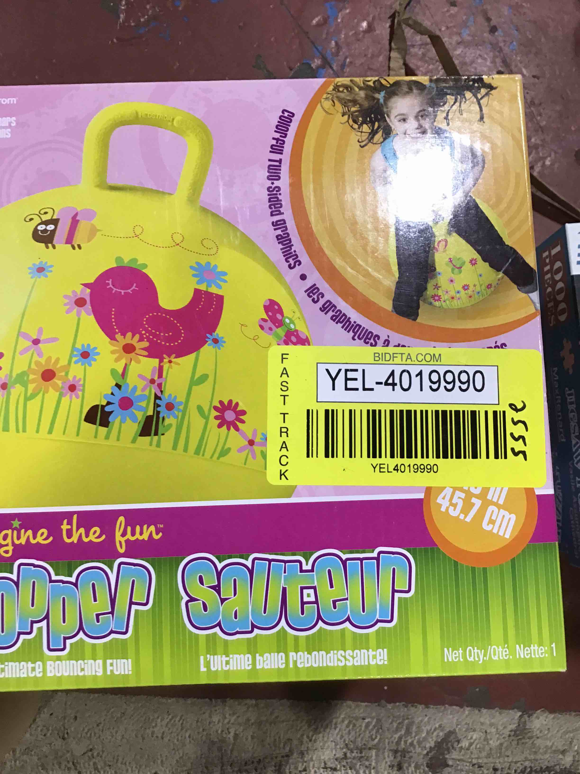 Hopper Sauteur bouncy ball toy for kids 
