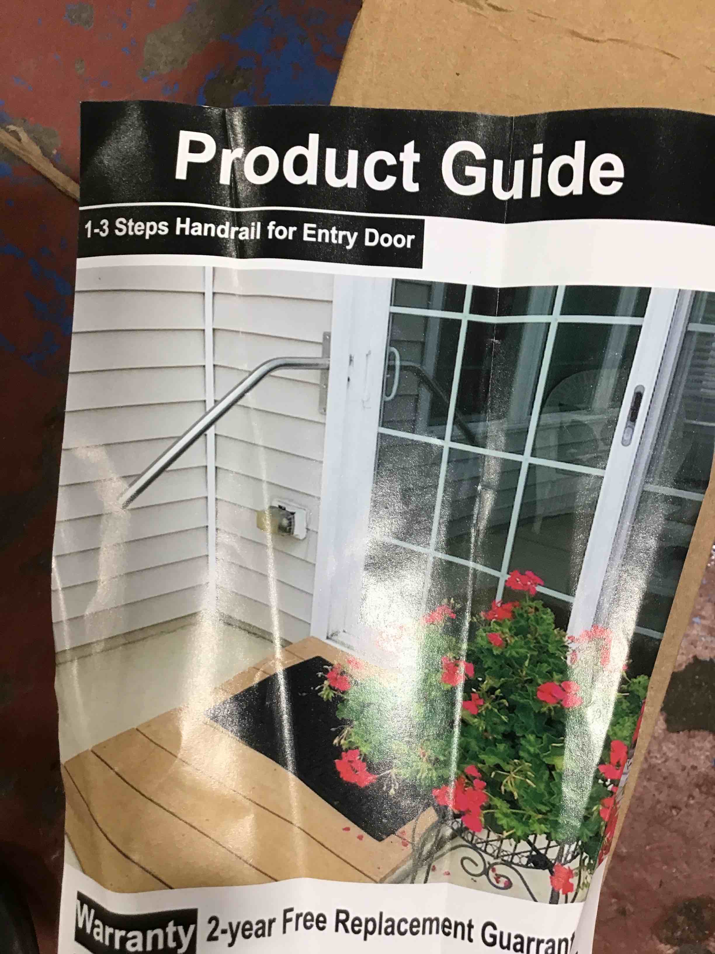 Sianless steel, hand rail and mount bracket 