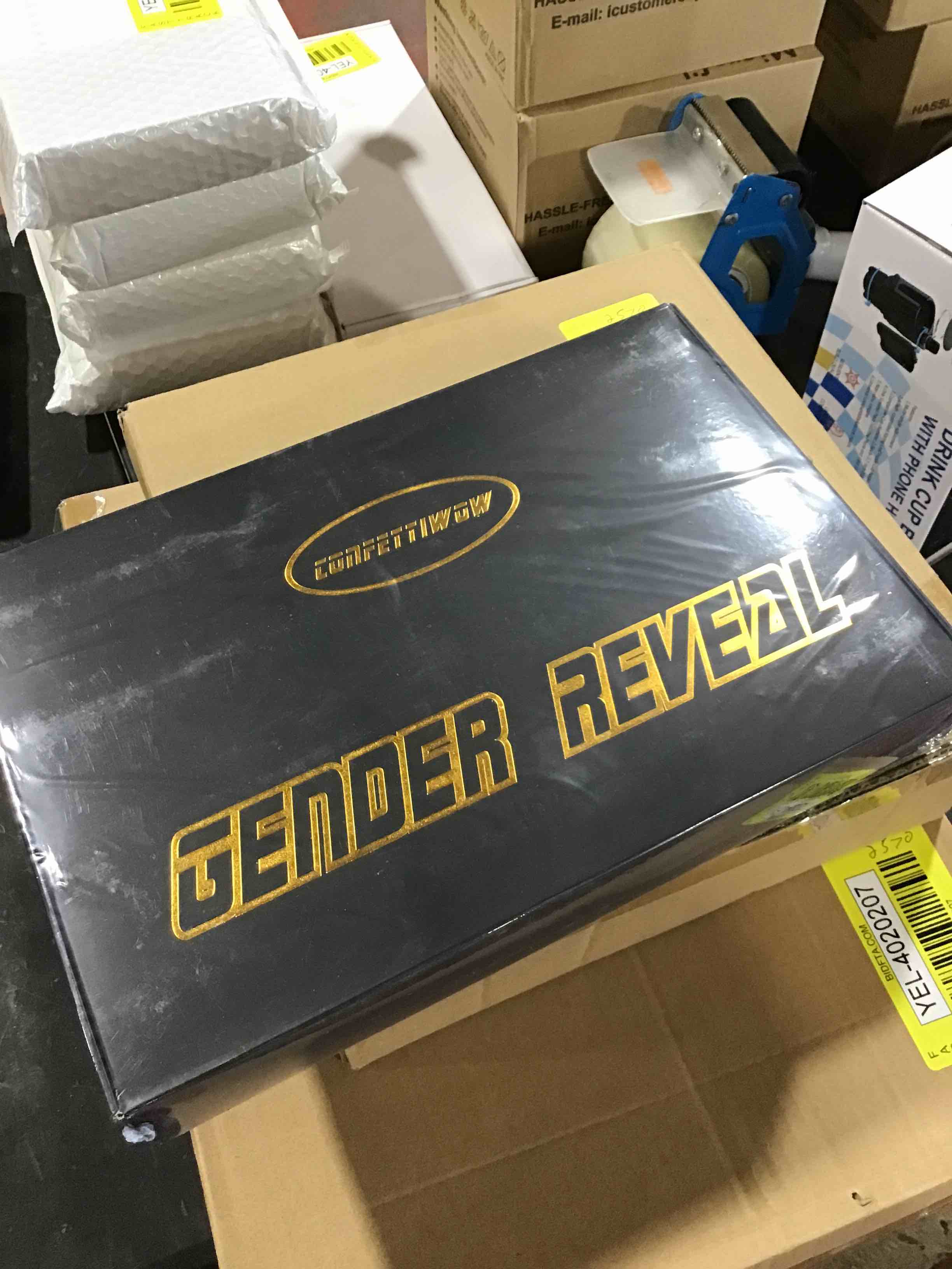 Baby Gender reveal box
