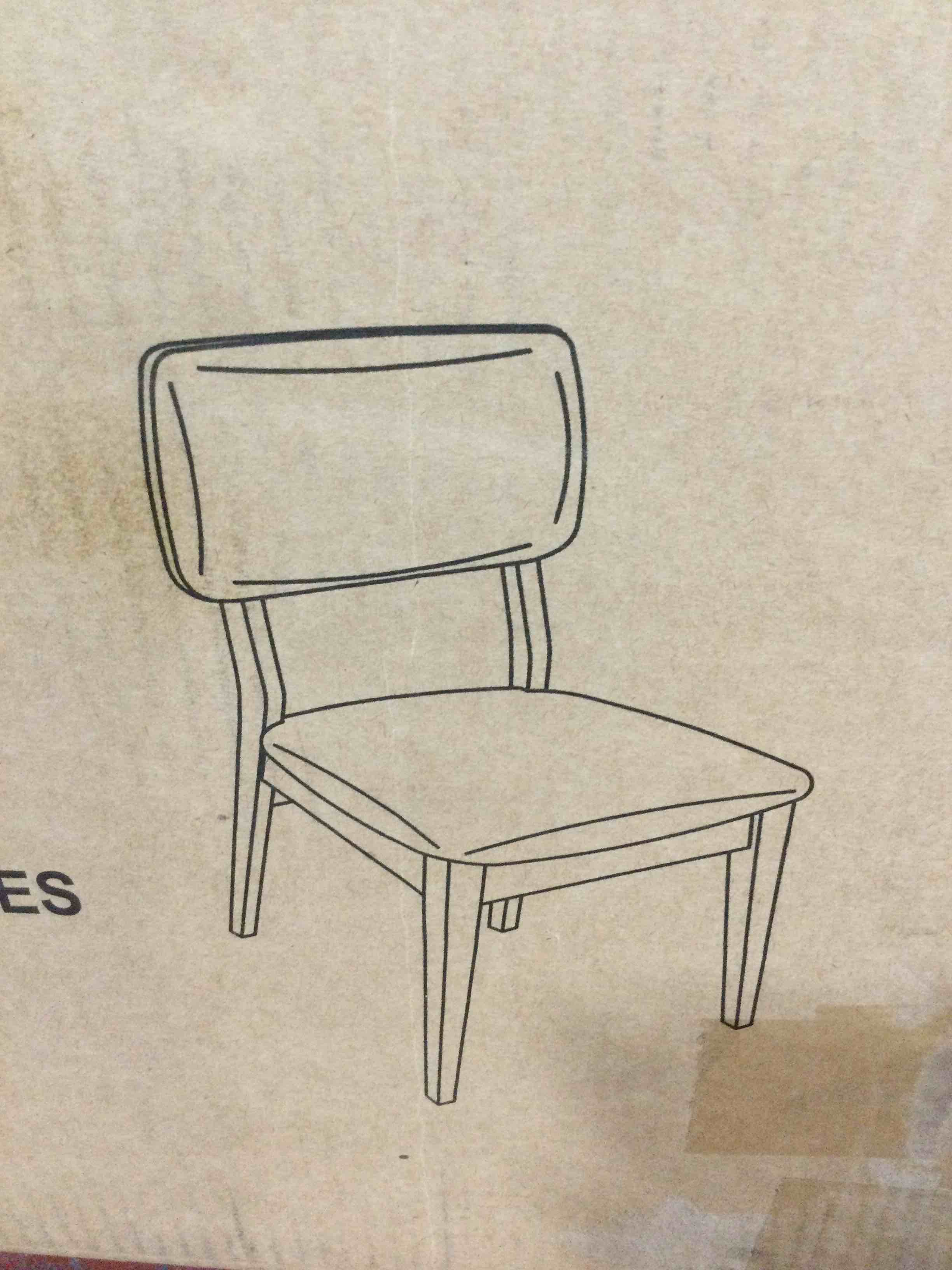 Abbott Dining Chair, 2 pcs Medium brown 