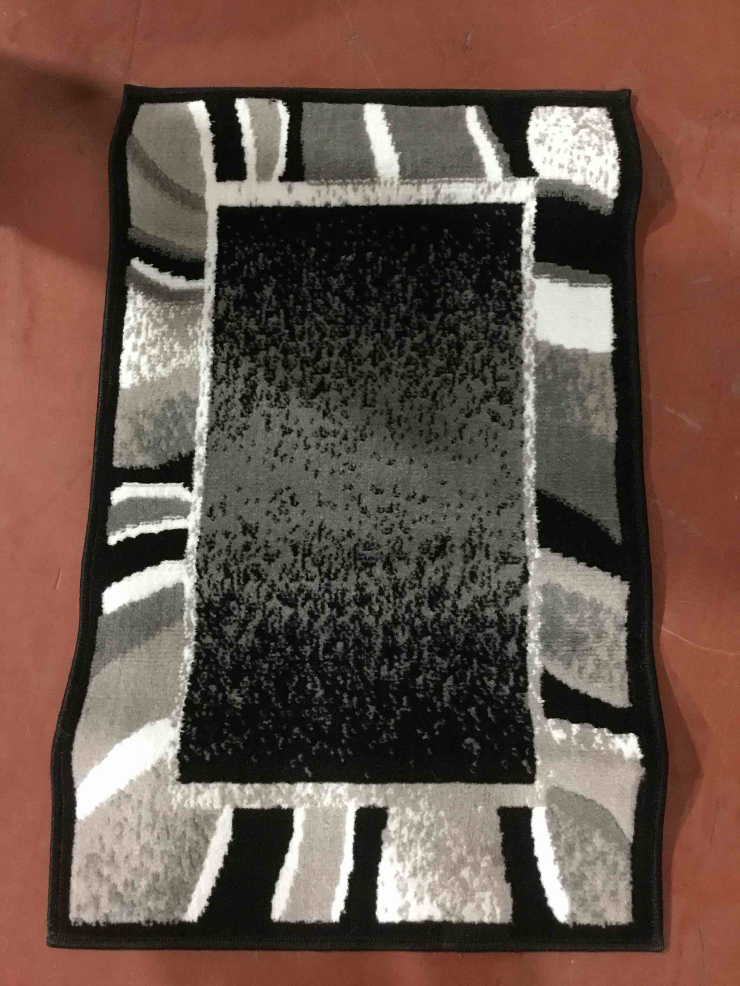 Home Dynamix Lyndhurst Rotana Modern Area Rug, Contemporary Black/Gray