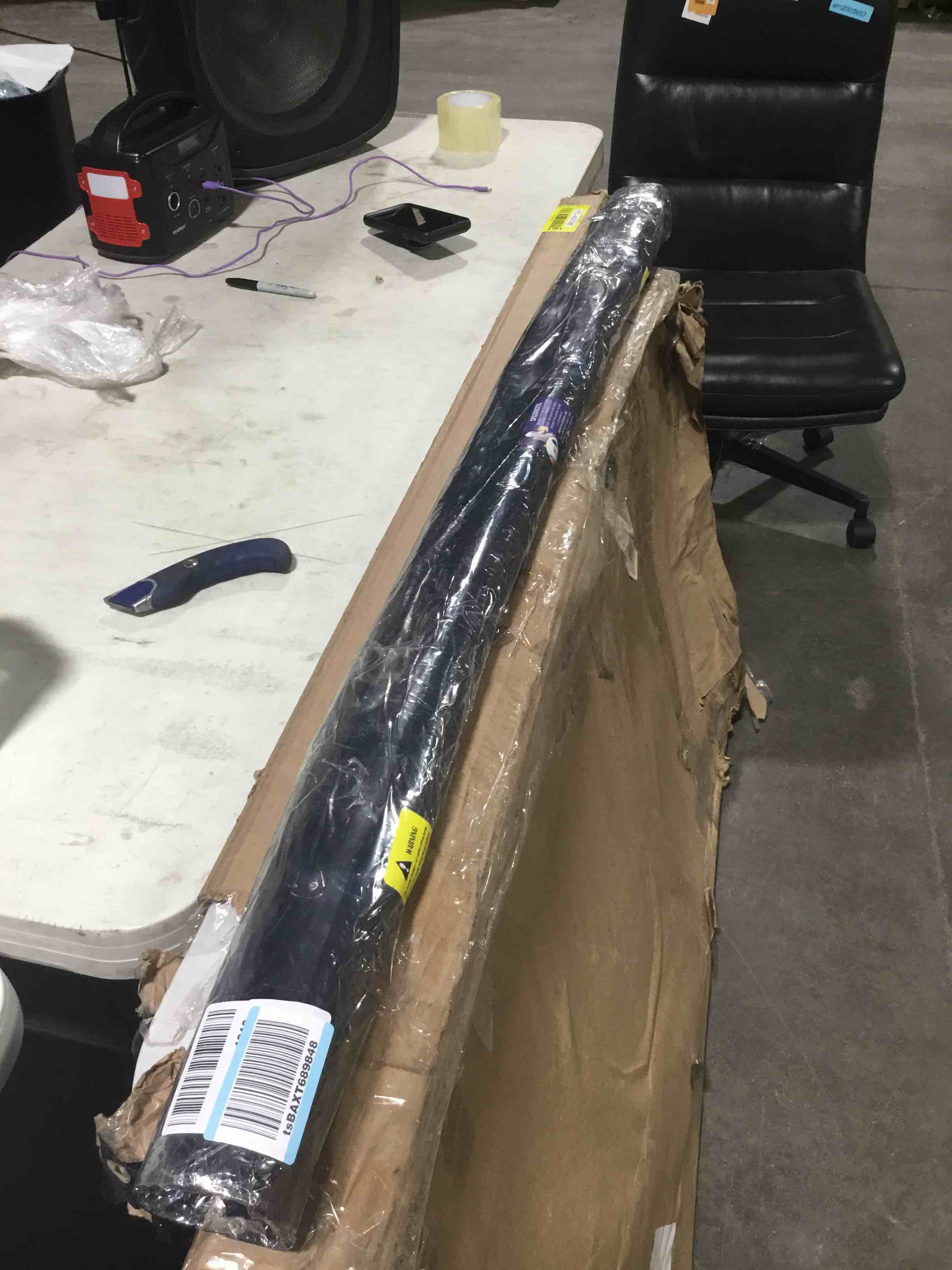 Splindful dark shaded floor mat for office chairs