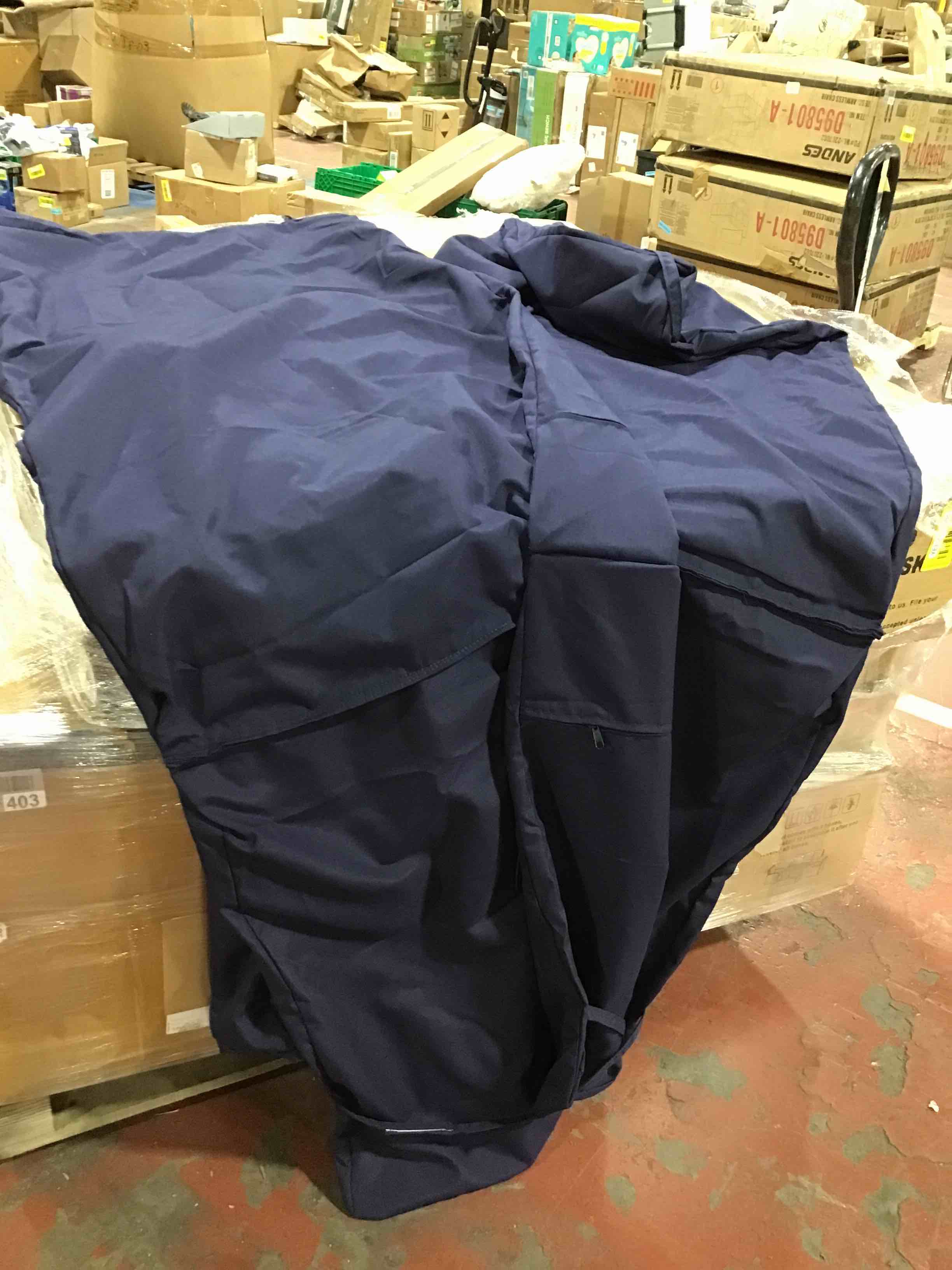 Navy blue patio cushion covers 