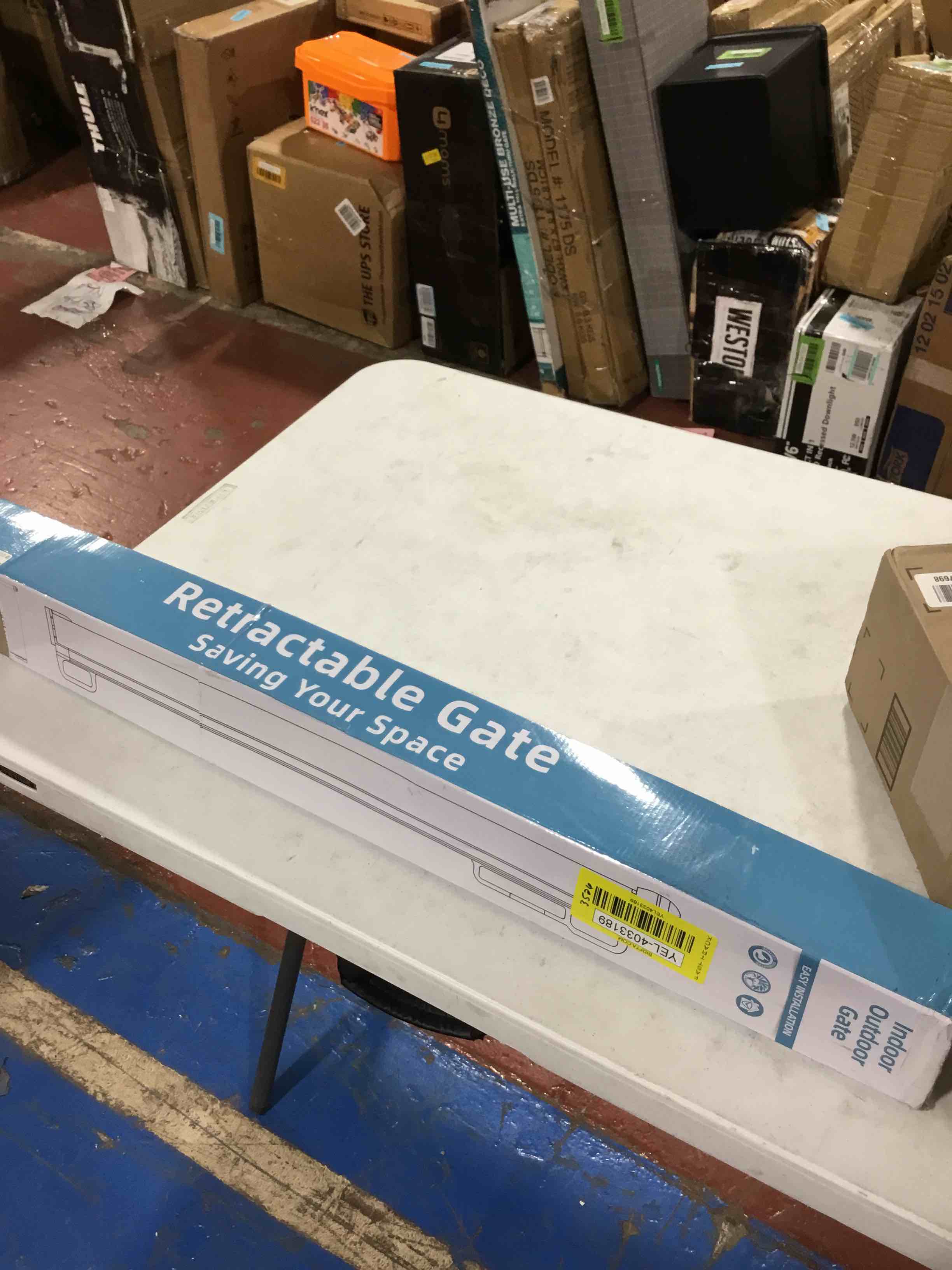 retractable gate save space in and out door