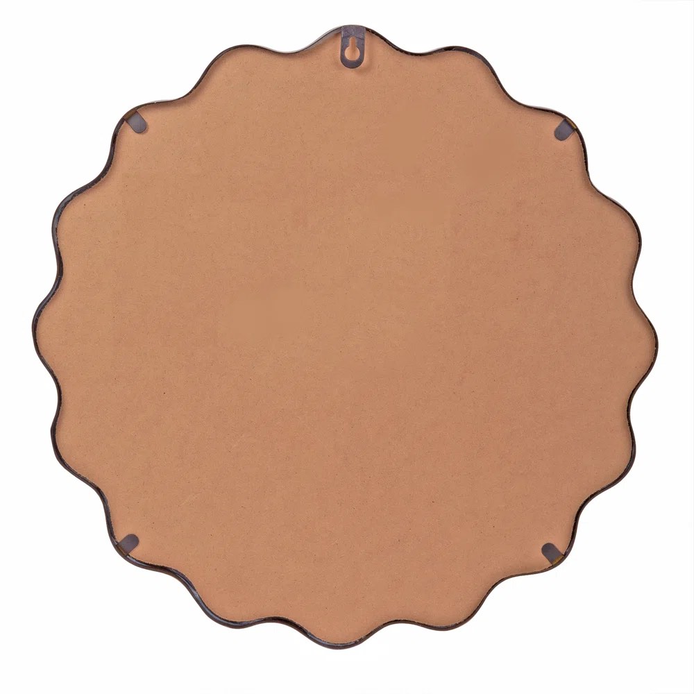 Songul Wavy Metal Wall Mirror