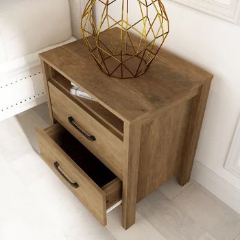 Allysyn 22.7" 2  Drawer Nightstand