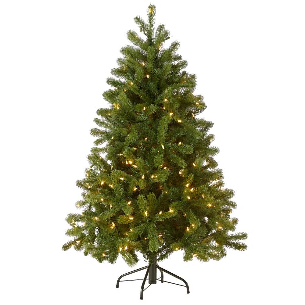 Downswept Douglas 4.5' Lighted Christmas Tree