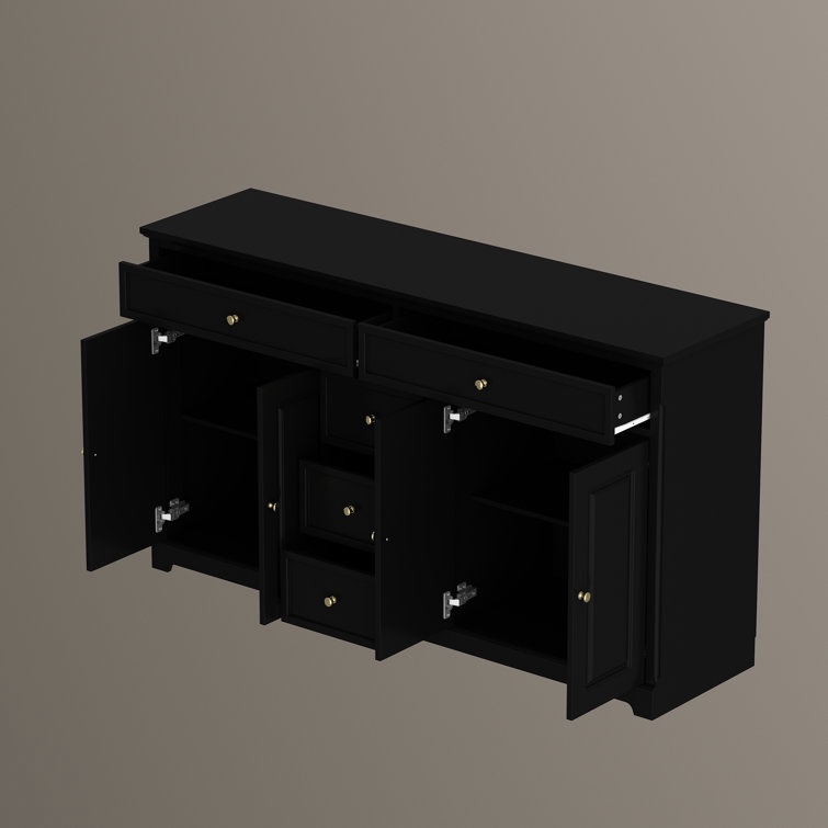 Jermayne 59.1" Wide 5 Drawer Sideboard