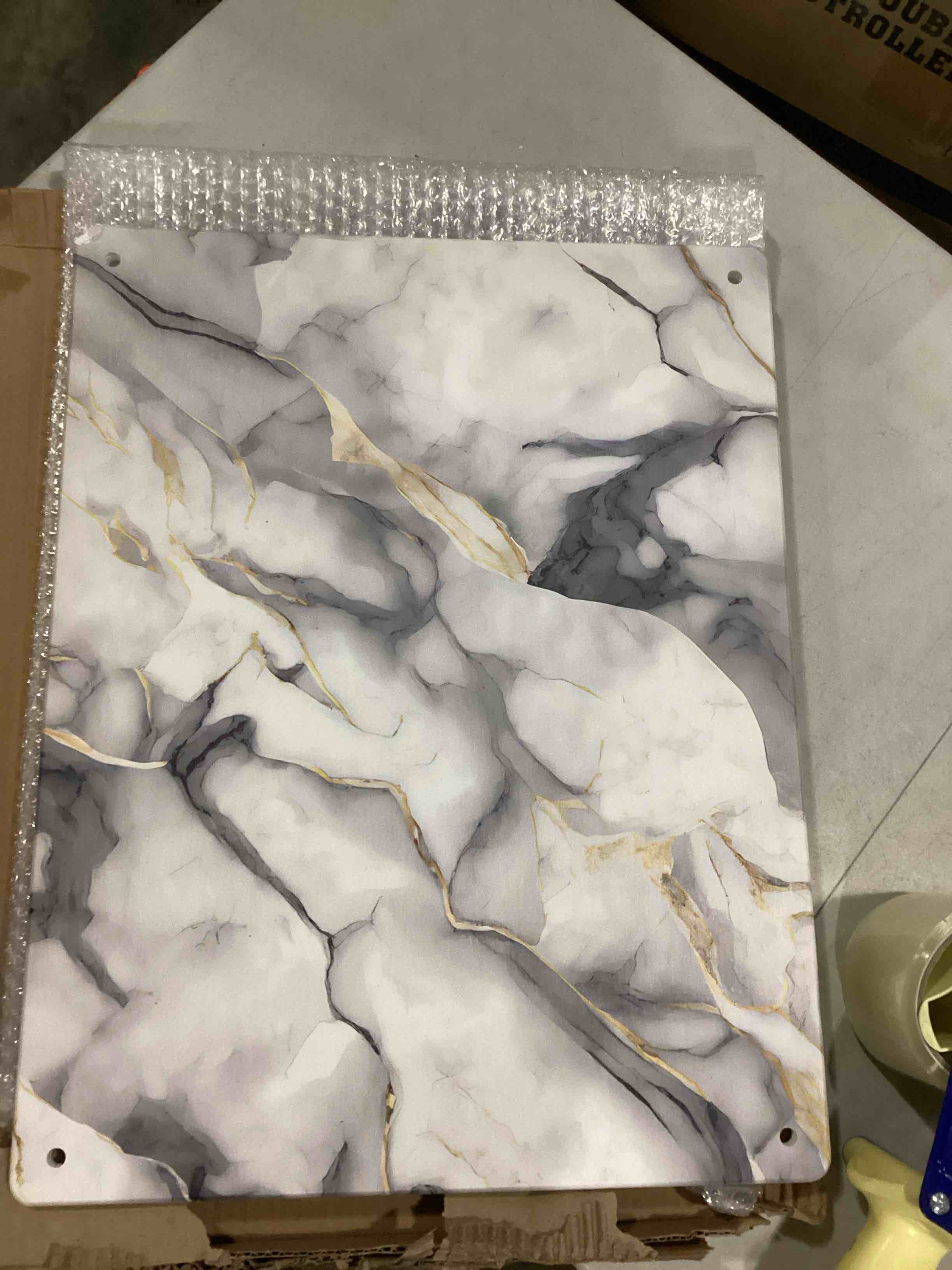 Stone Drying Mat for Kitchen Counter, 15.7X19.6 in Super Absorbent Marble Dish Drying Pad, Non-Slip Diatomite Dish Drying Mat, Diatomaceous Earth Drying Stone Dish Drying Mat, Kitchen Draining Mat