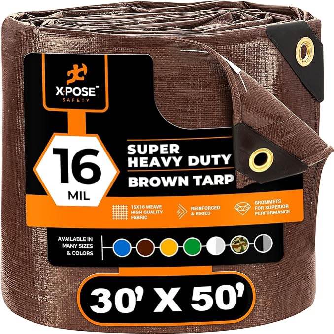 30 x 50 Brown Tarp