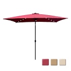 PATIO MARKET UMBRELLA 10X6.5 BURGUNDY