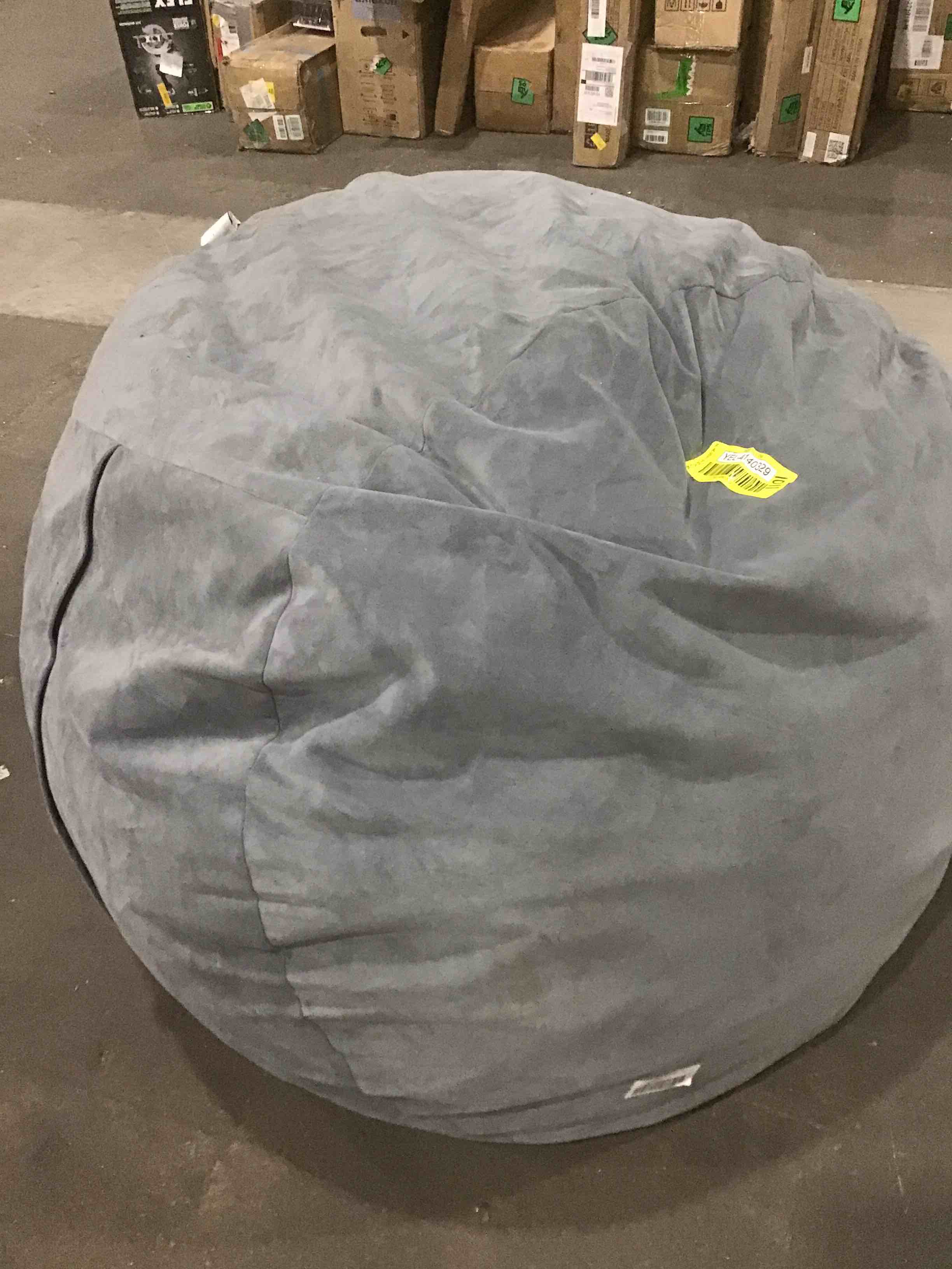 BEST HOMES GREY BEAN BAG LARGE 