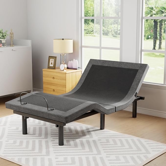 Twin XL Adjustable Bed Base and Wireless Remote Control
