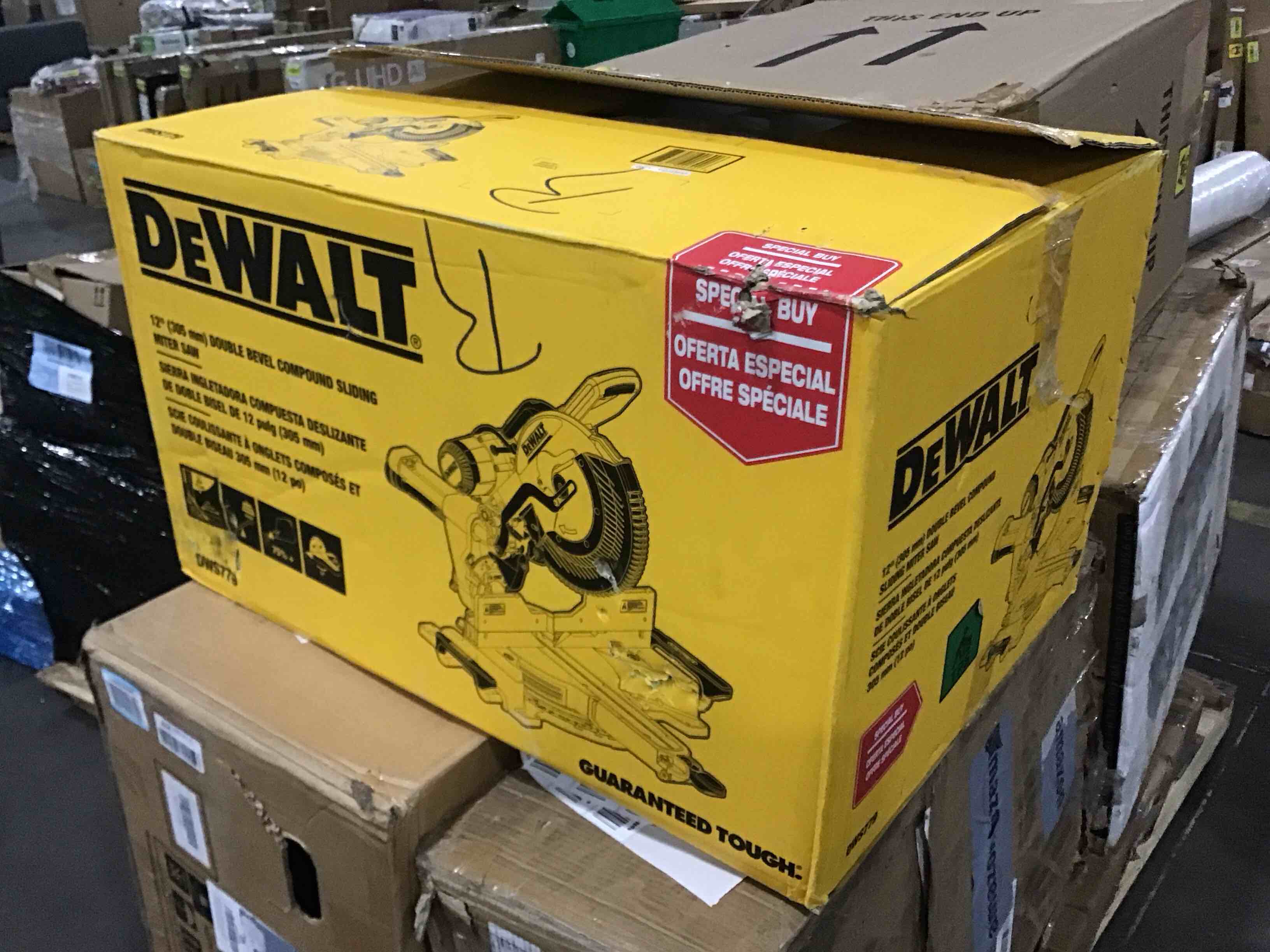 DEWALT Miter Saw, 12 Inch Double Bevel Sliding Compound, Stainless
