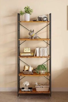 KKL 5 Tier Ladder Bookshelf, B0201031-Vintage 