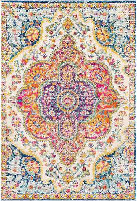 Artistic Weavers Elaziz Romaine Vintage Medallion Area Rug, 5’3”x7’6”