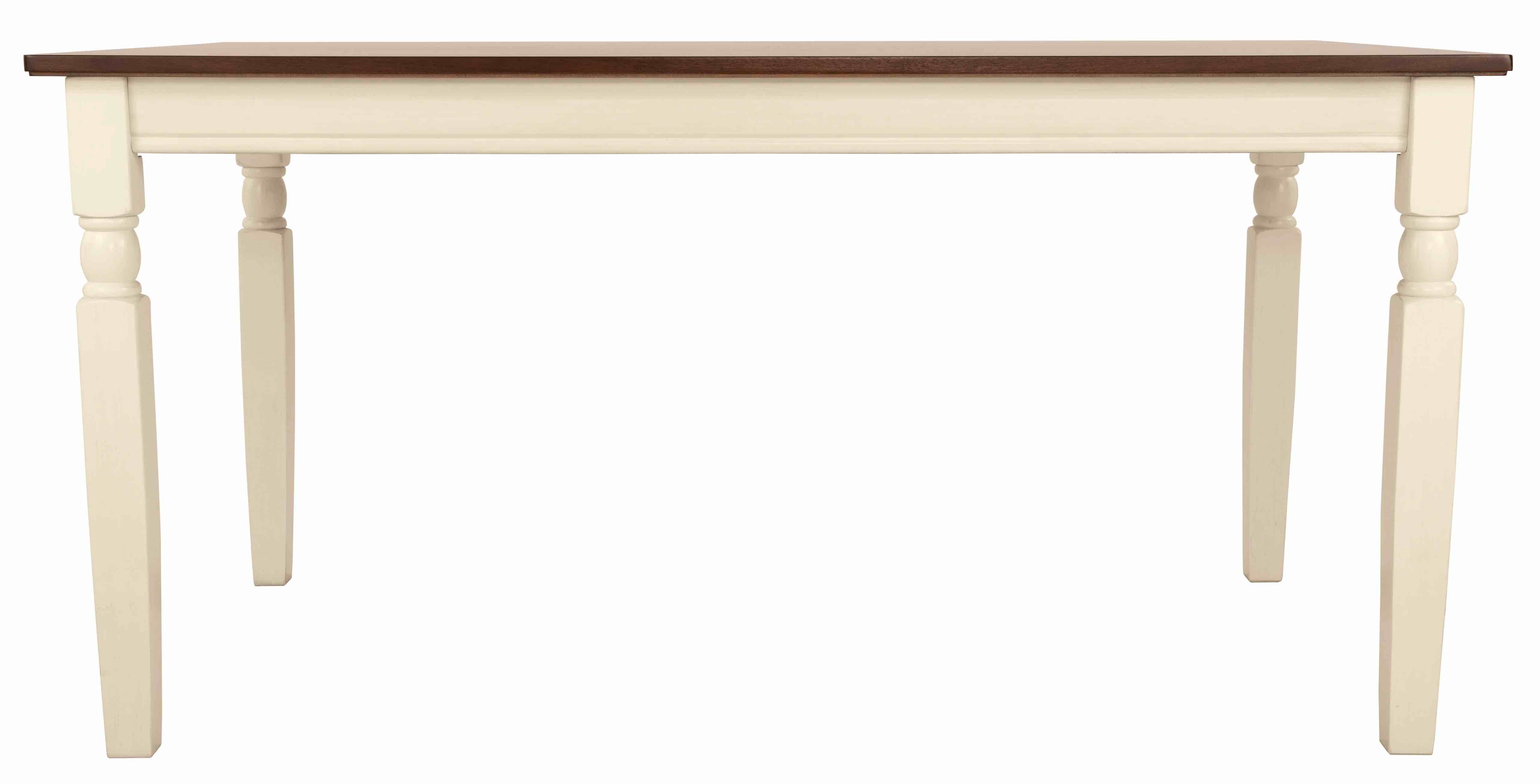 Whitesburg Brown/Cottage White Rectangular Dining Table, WF292251AAD