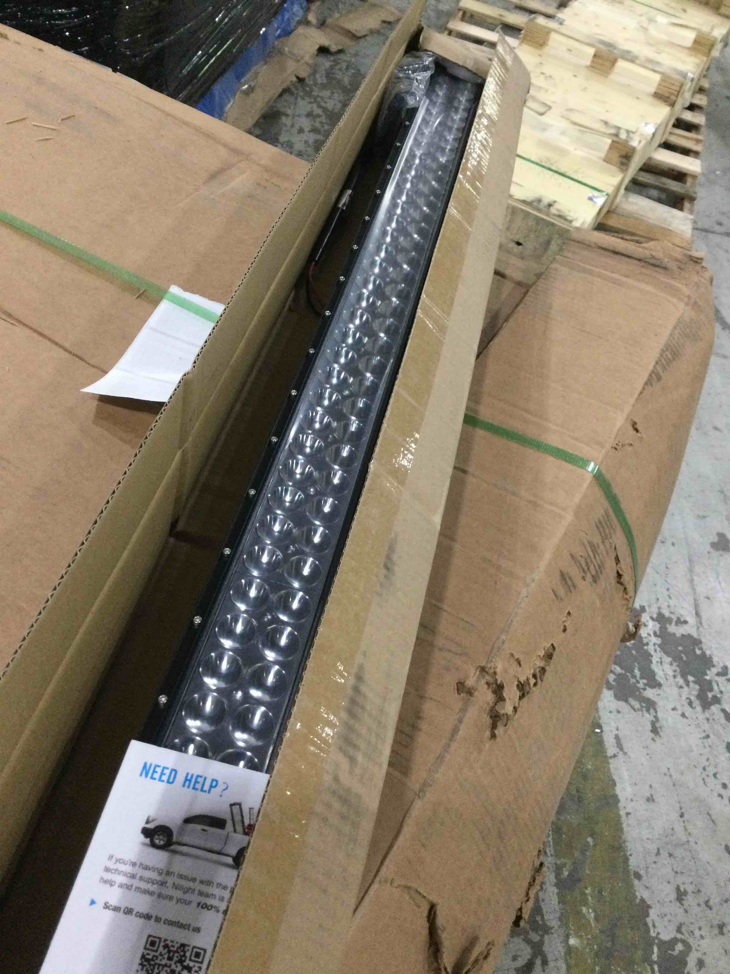 LED Light Bar Nilight 52Inch 300W  Spot Flood Combo LED Driving Lamp Off Road Lights LED Work Light for Trucks Boat Jeep Lamp,2 Years Warranty