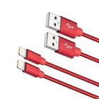 2 pack IPhone Charger Red