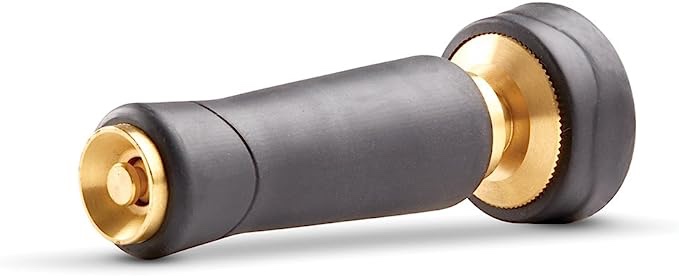 Gilmour Straight Twist Nozzle Brass/Rubber Black 528