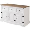 Wood Buffet Sideboard Corona Snow | Furniture Dash White (Incomplete, Box 1/2)