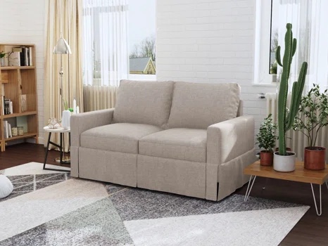 Enora 59.1" Square Arm Loveseat (Box A)