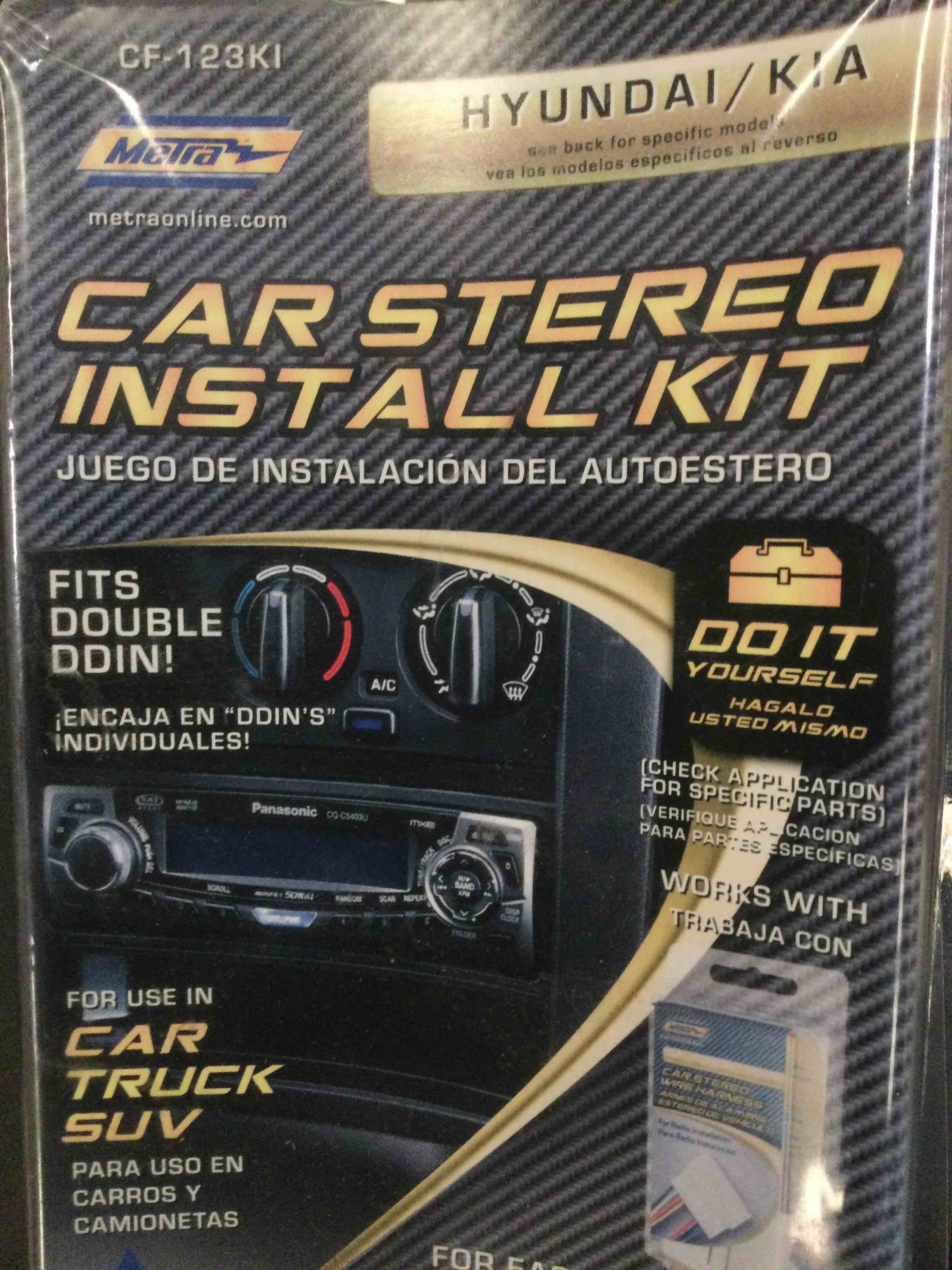 Metra Cf-123ki Car Stereo Install Kit (hyundai/kia)