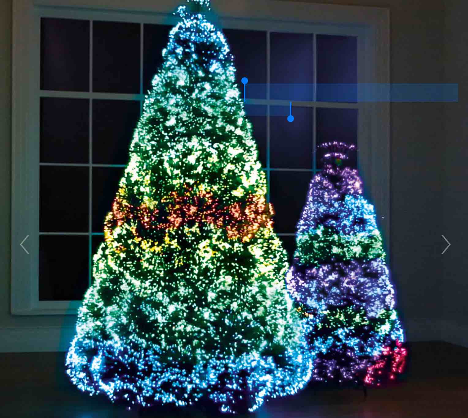 The Northern Lights Christmas Trees