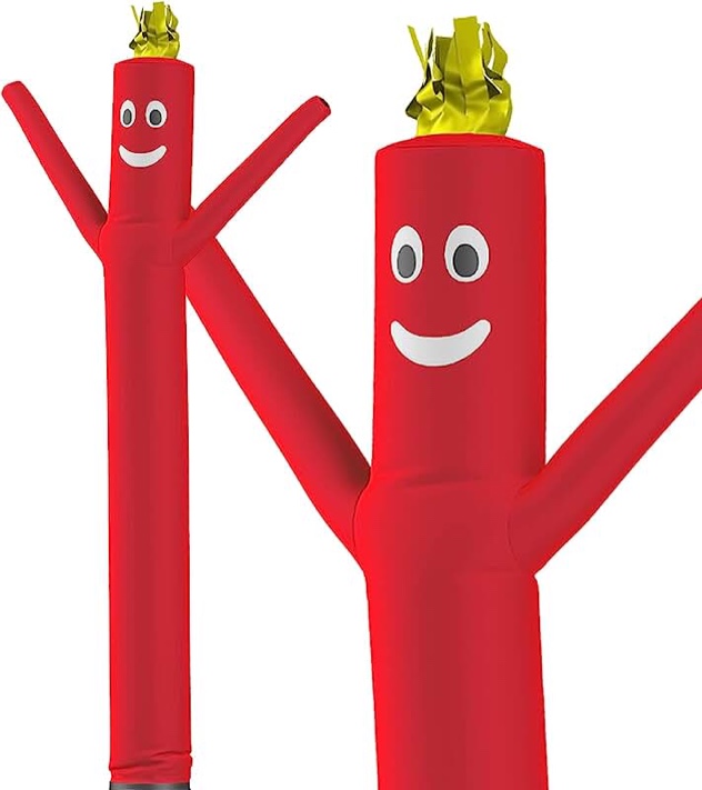 LookOurWay Weather-Resistant Air Dancers Inflatable Tube Man 1 HP Blower for Sky Dancers (18" Diameter)